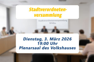 Einladung zur Stadtverordnetenversammlung
